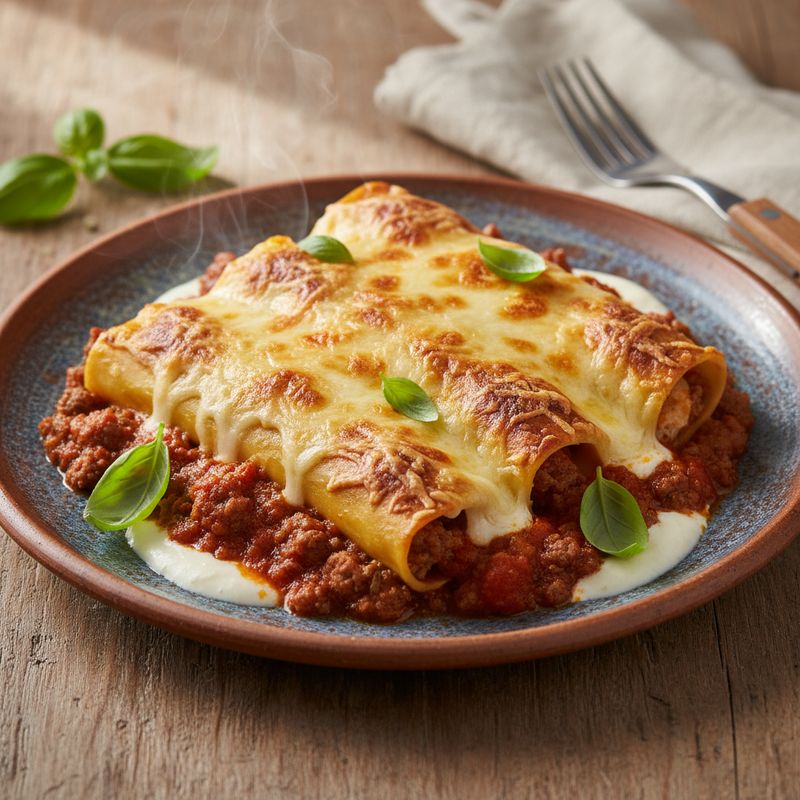 Лазанья из каннеллони