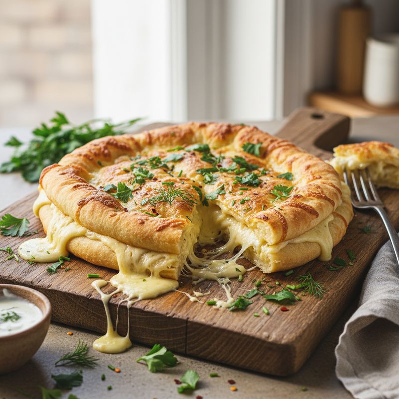 Ленивые хачапури из лаваша
