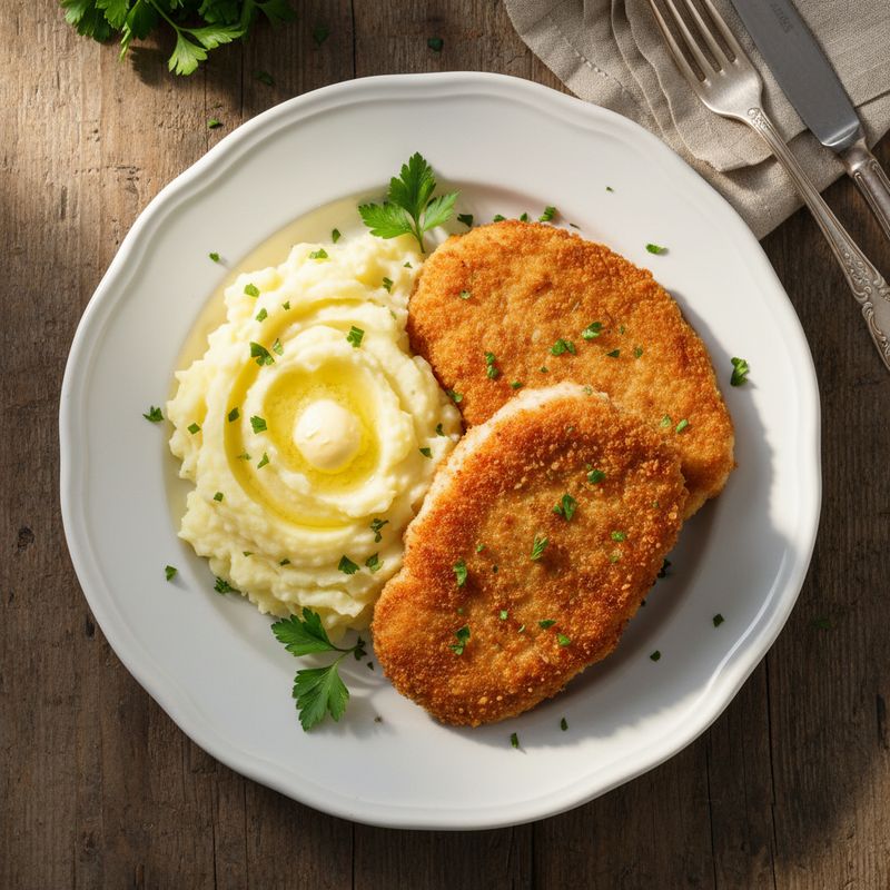 Котлеты из свинины и курицы