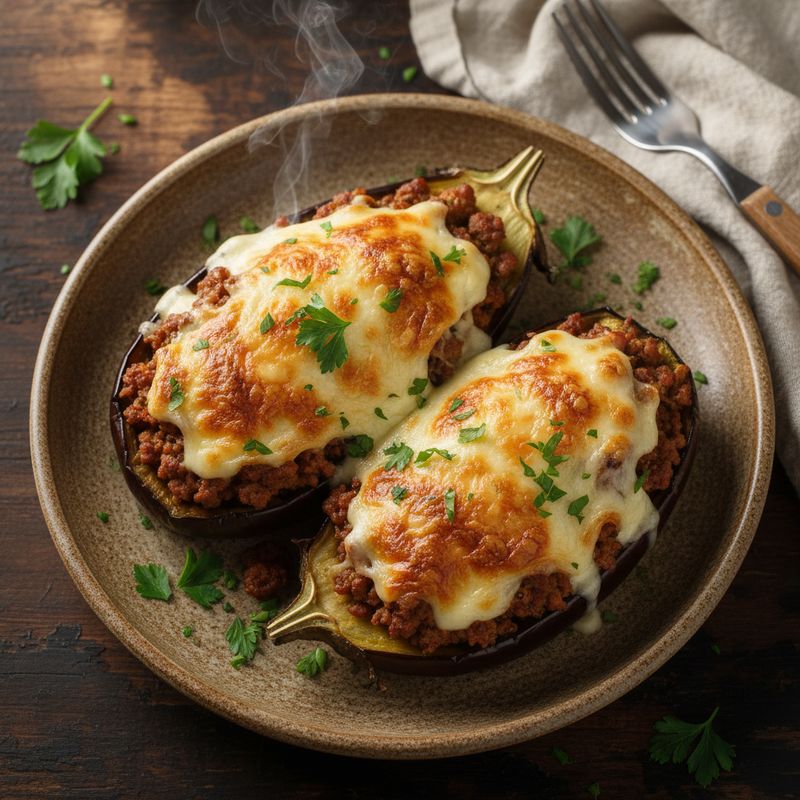 Баклажаны, фаршированные мясом