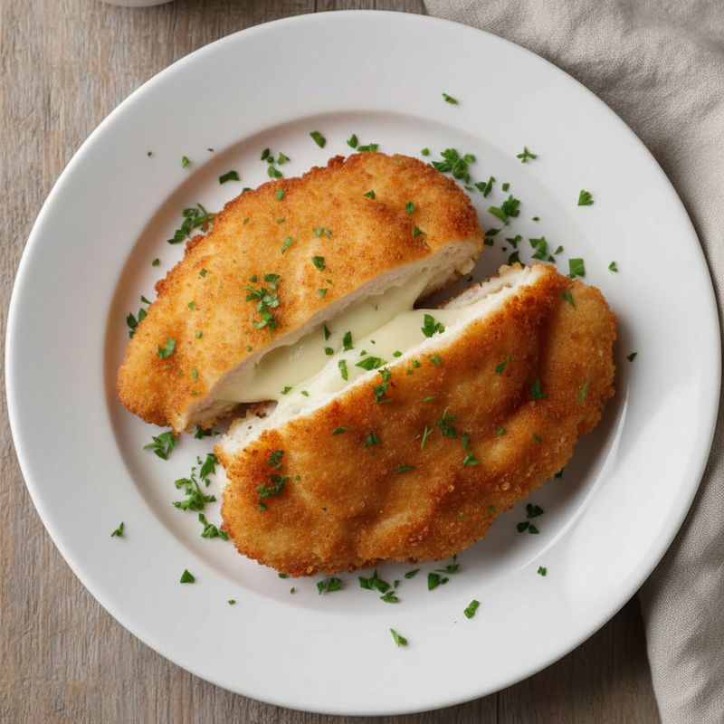 Котлеты из куриного фарша с сыром