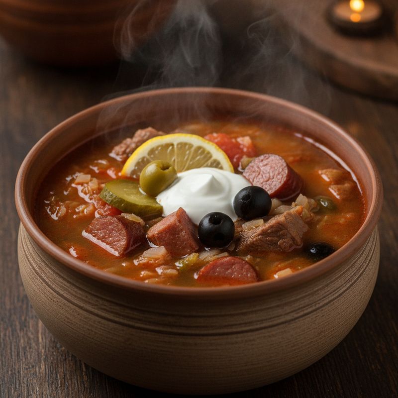 Солянка сборная мясная