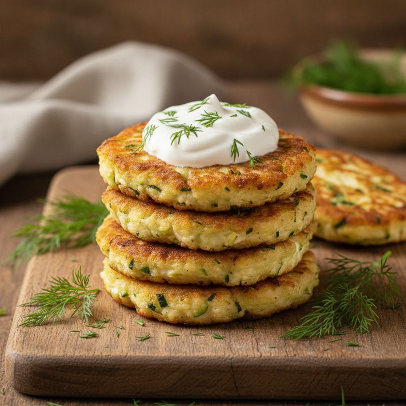 Котлеты с творогом и кабачком