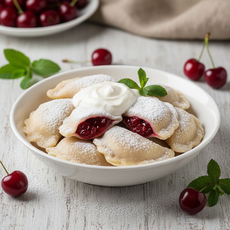 Вареники с вишней