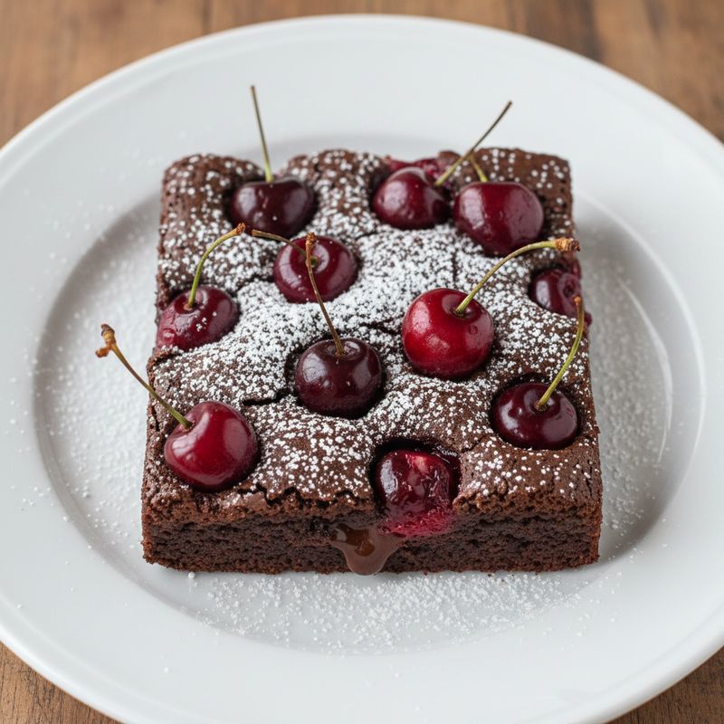 Брауни с вишней