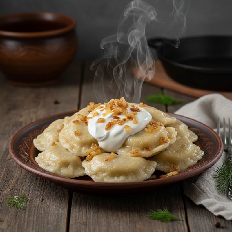 Вареники с картошкой