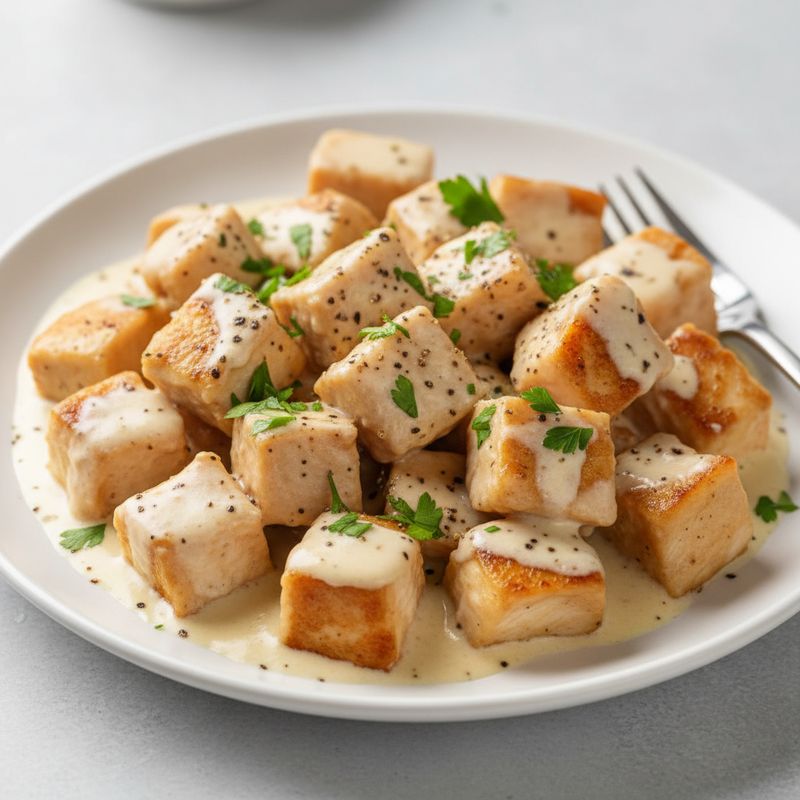 Куриное филе в сливочном соусе