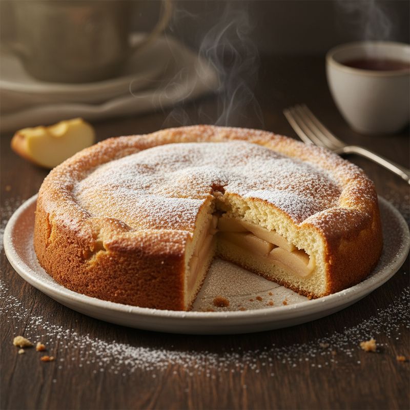 Шарлотка яблочная