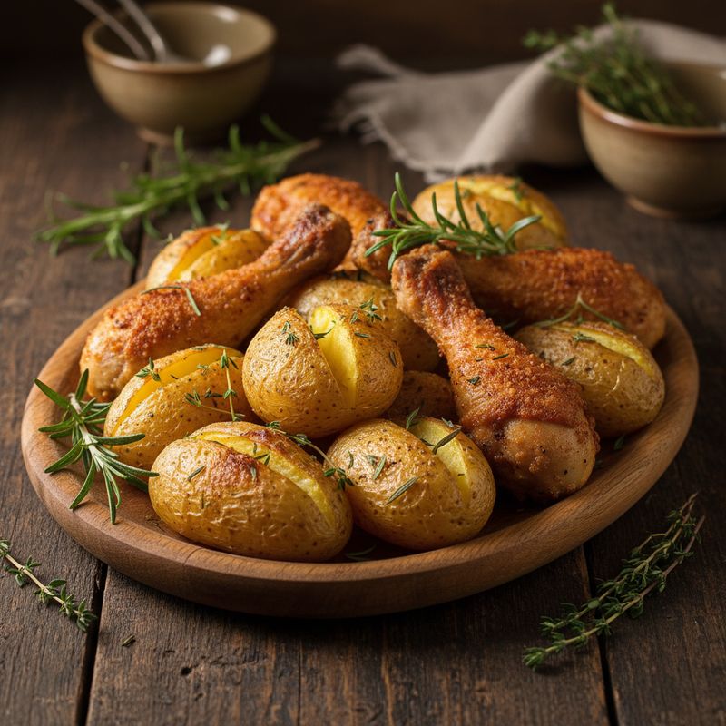 Запеченная картошка с ножками