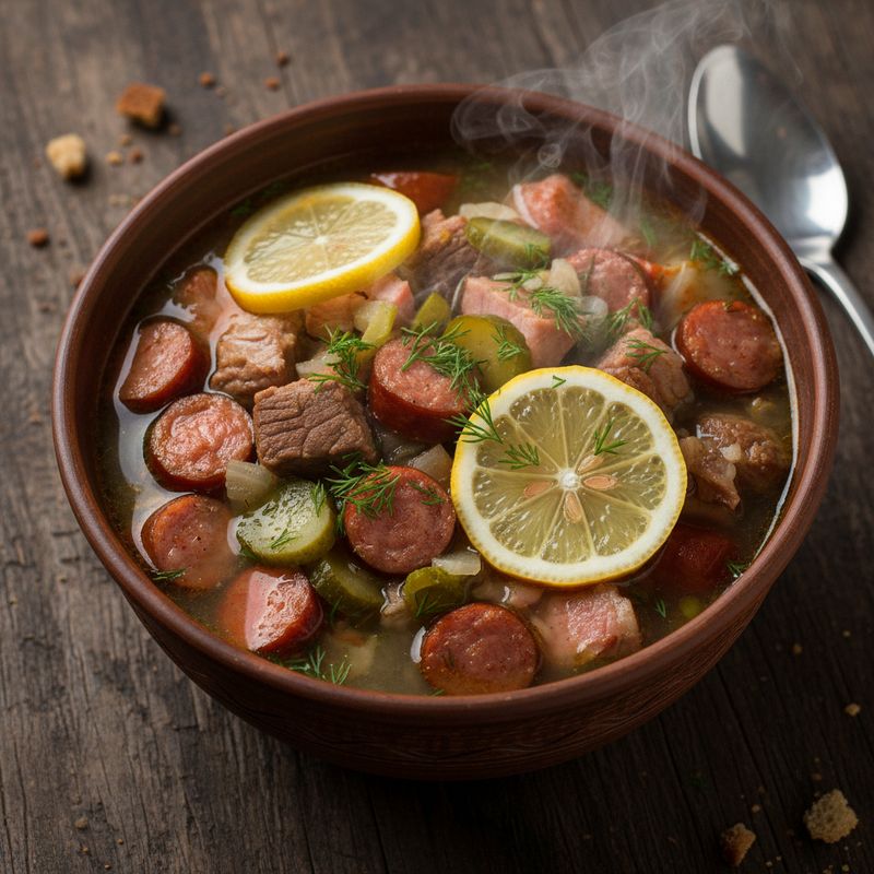 Солянка сборная мясная
