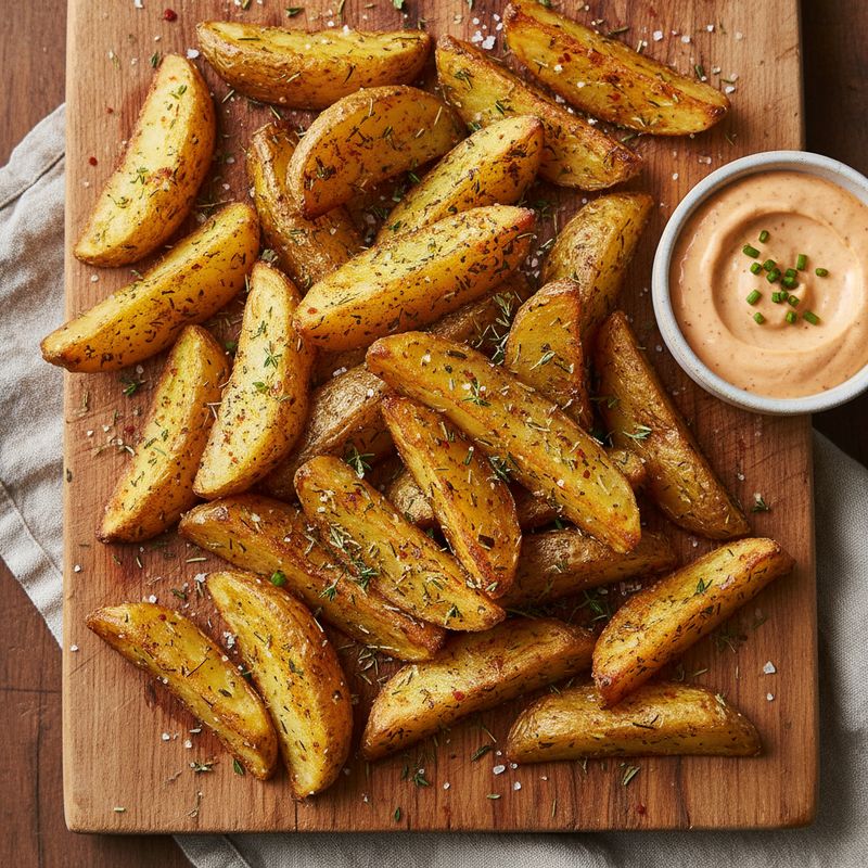 Картофель дольками