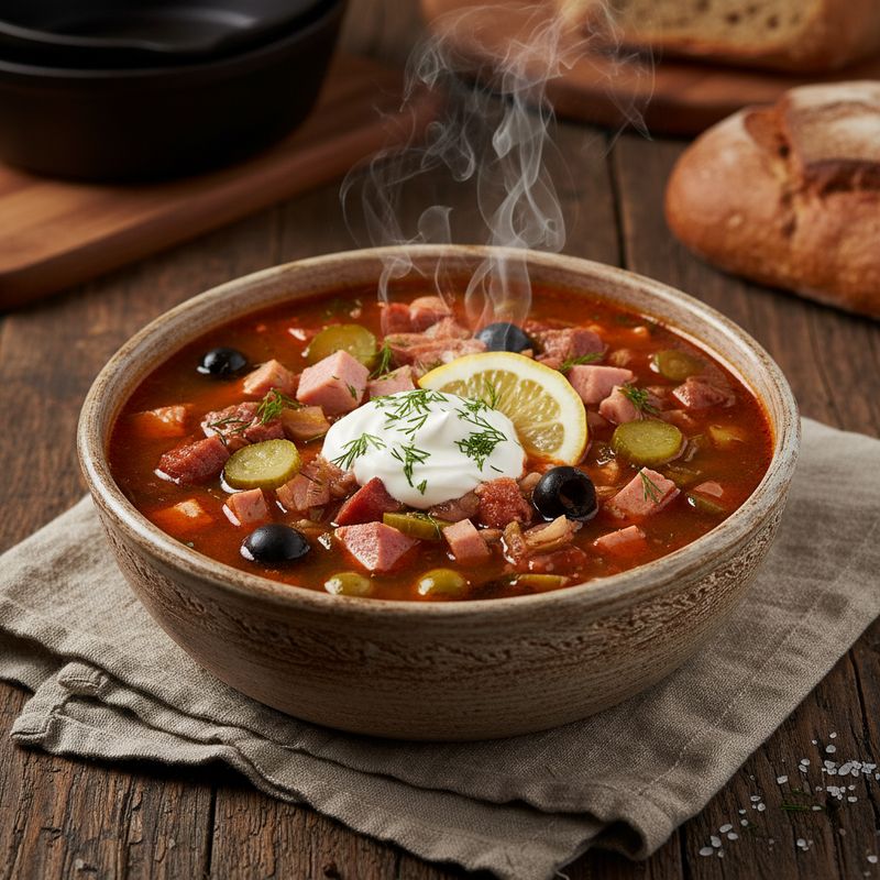 Солянка сборная мясная