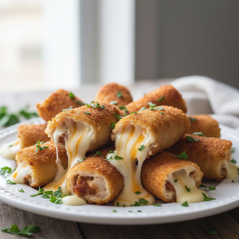 Куриные рулетики с сыром
