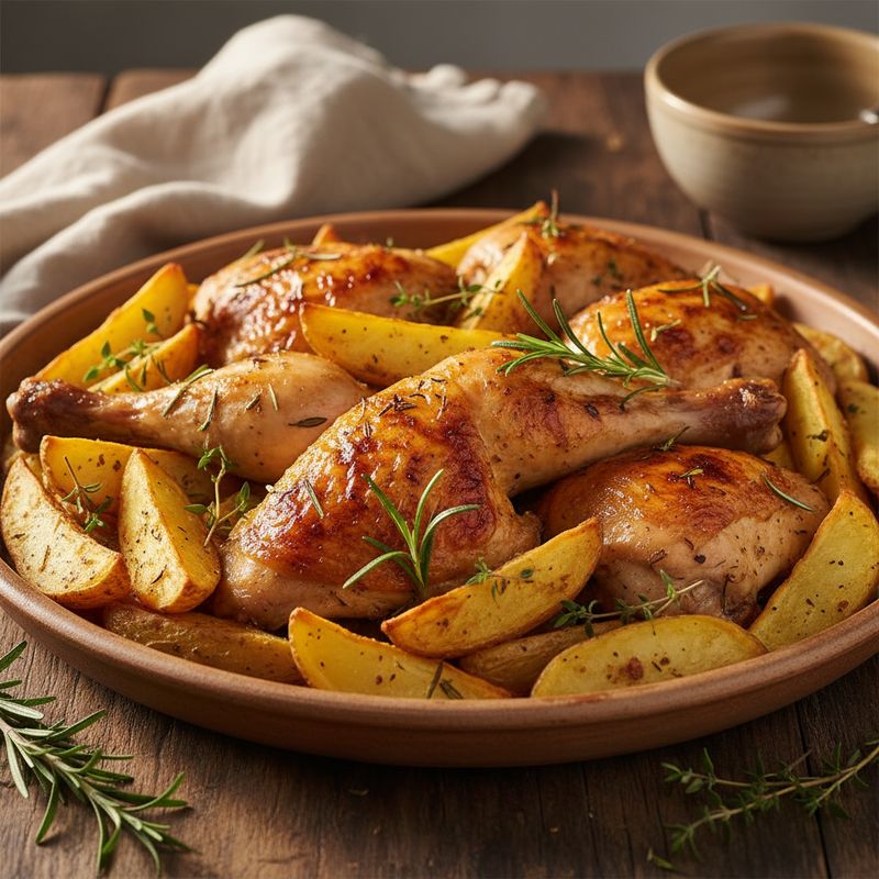 Курица с картошкой