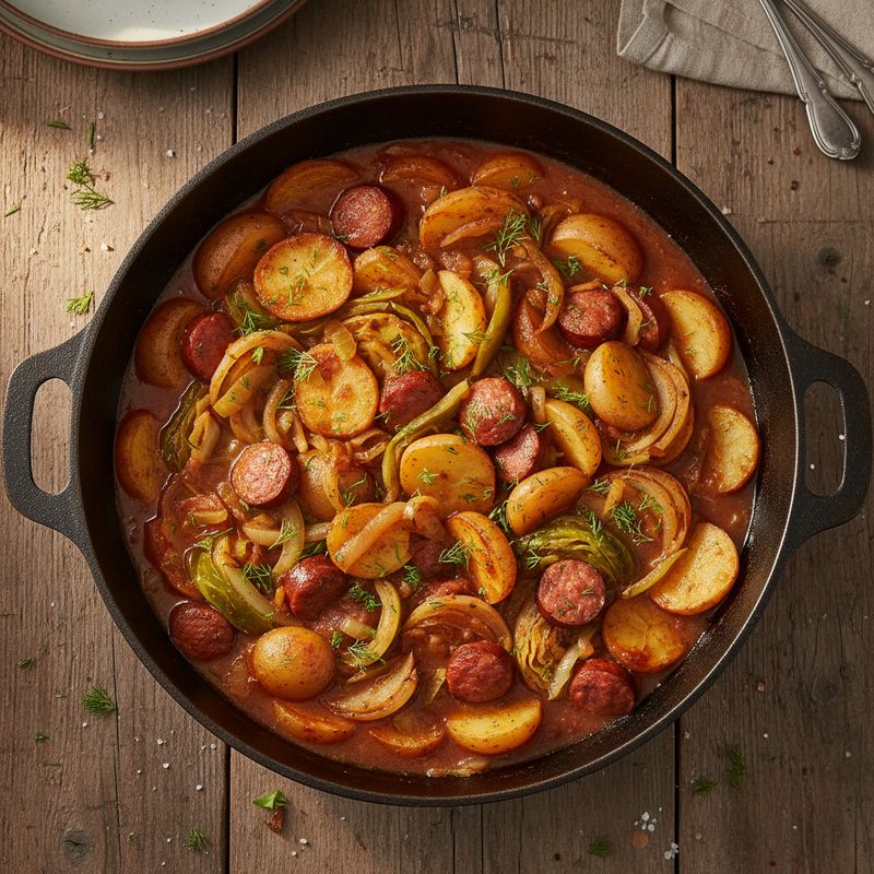 Картошка с капустой