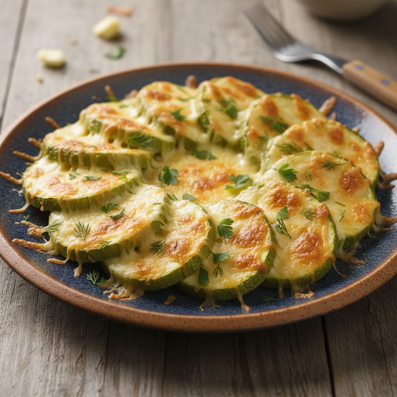 Кабачки, запеченные с сыром
